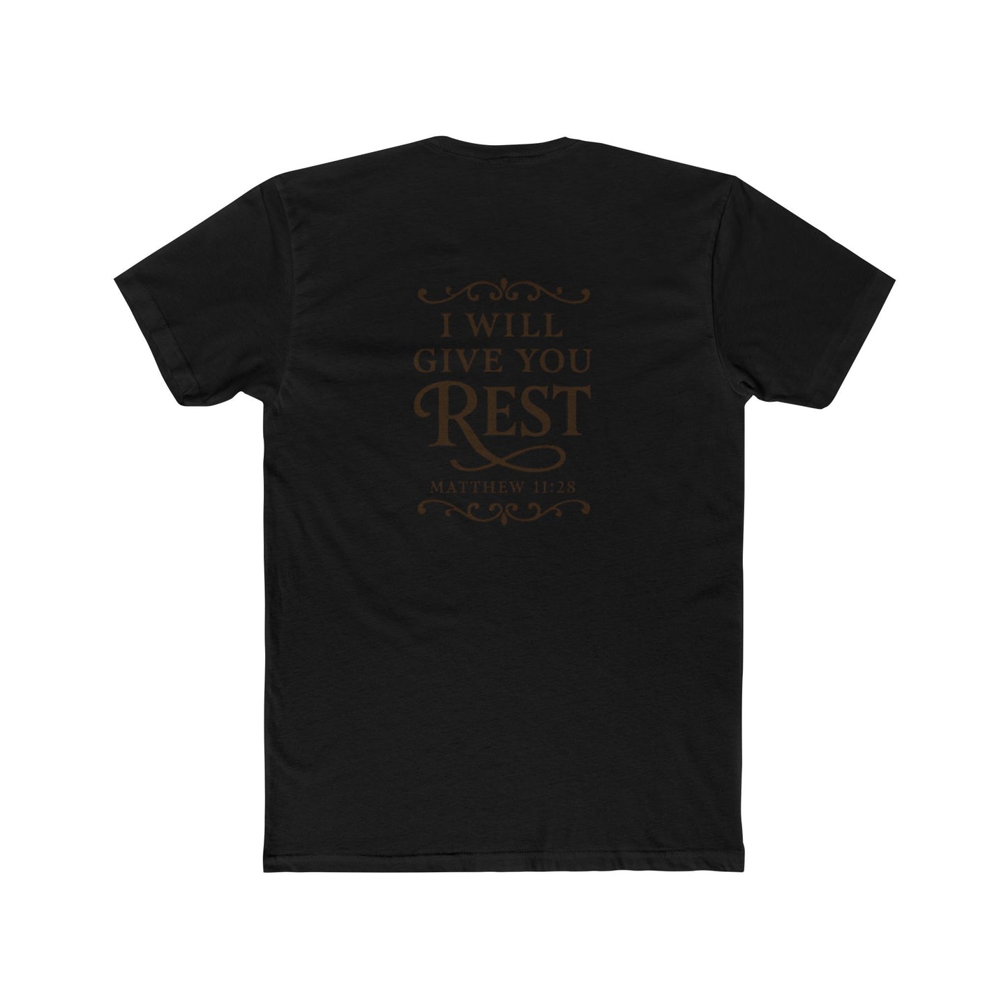 Bible Verse Cotton Tee - Matthew 11:28