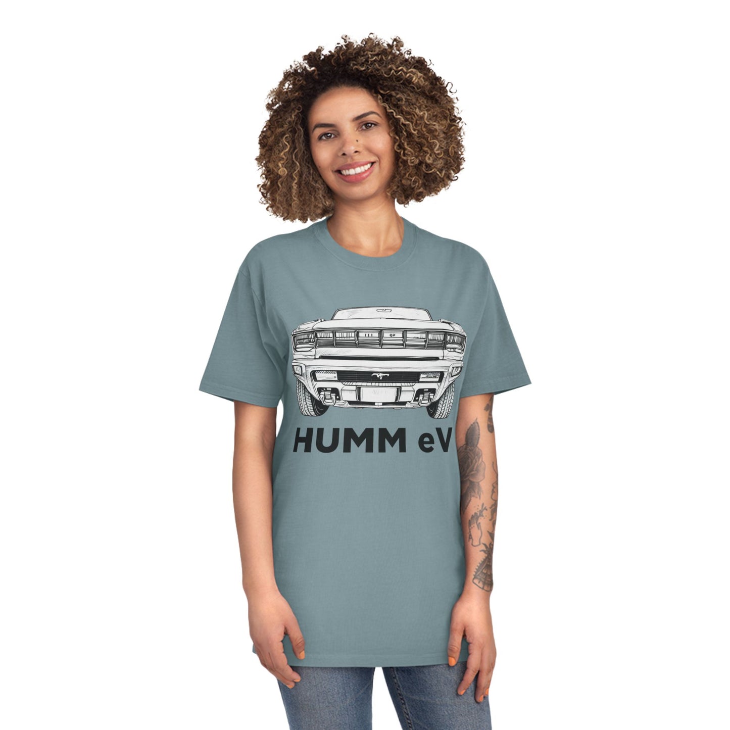 Unisex Faded Humm EV Shirt | Vintage Automotive Tee, Gift for Car Lovers, Casual Wear, Father's Day, Eco-Friendly Apparel
