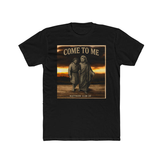 Bible Verse Cotton Tee - Matthew 11:28