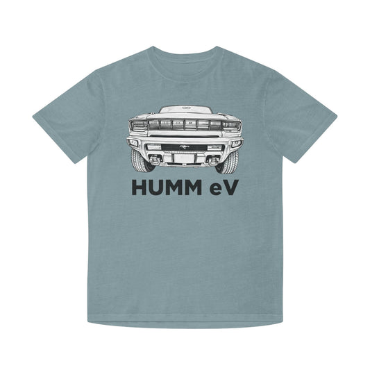 Unisex Faded Humm EV Shirt | Vintage Automotive Tee, Gift for Car Lovers, Casual Wear, Father's Day, Eco-Friendly Apparel