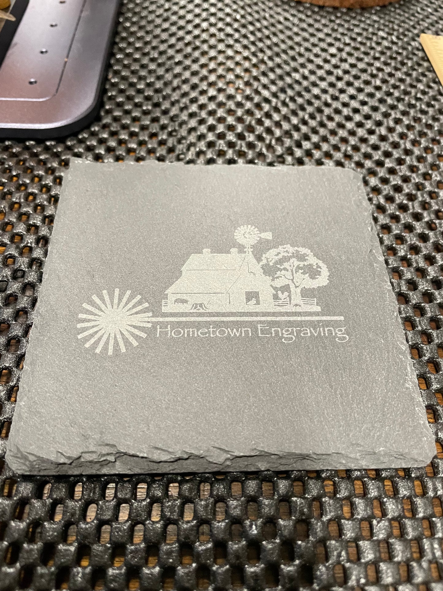 Slate coasters