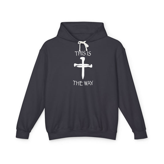 Unisex Rustic Nails Hooded Sweatshirt, Cozy Casual Wear, Faith-based Gift, Religious Apparel, Daily Comfort, Perfect for Any Occasion