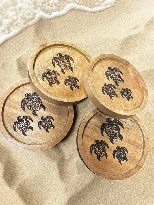 Tribal Aquatic Life Coasters